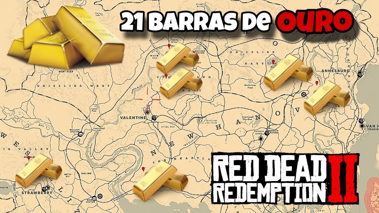 Como conseguir 21 Barras de Ouro no começo do Jogo - Red Dead Redemption 2