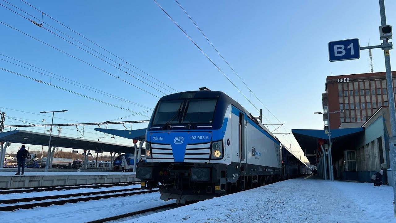 MODERN CZECH TRAIN? TRIP REPORT |IC 563 EX 6| Praha Smichov to Cheb|Inter City 563|CD| 1st class