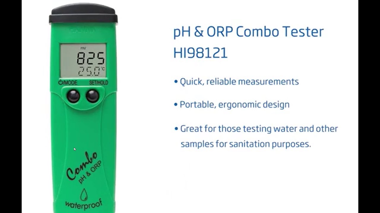 HI98121_ORP & PH TESTER