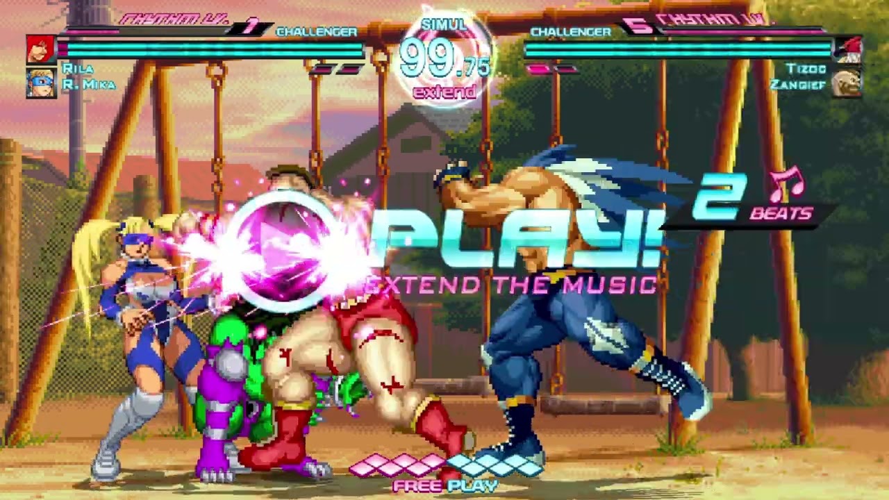 Mugen Request) Rila, R.Mika vs Tizoc, Zangief