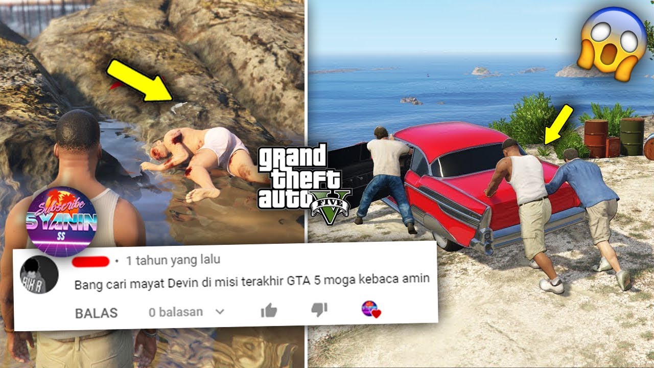 EKSPERIMEN Hidupin HANTU & MAYAT Devin GTA 5 NO HOAX - Misteri Rahasia Easter Egg Ghost Devin GTA V