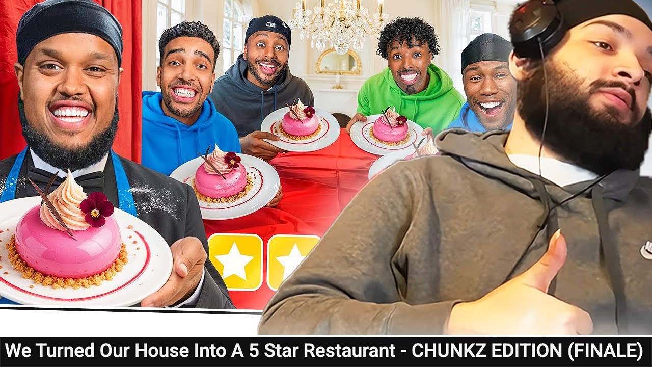 REACTING TO BETA SQUAD WE TURNED OUR HOUSE INTO A 5 STAR RESTAURANT - CHUNKZ EDITION (FINALE)