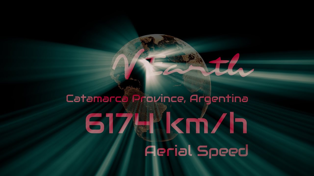 VEarth 3D: Fly Around Catamarca Province, Argentina at Real Speed 6174 km/h