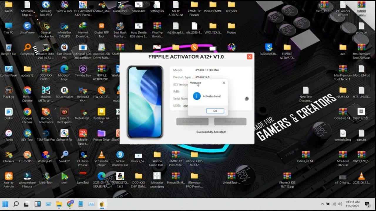 iCloud Bypass Without Sim❌️Iphone XR To 17 Pro Max A12+ IOS:18.7/26.0.1 Frpfile Activator Tool 2025