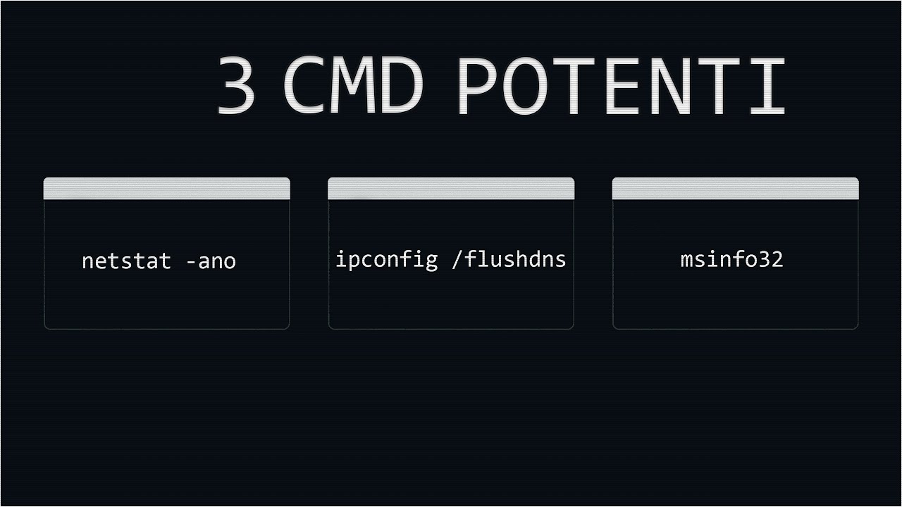 🔥 3 COMANDI CMD POTENTI che NESSUNO usa (ma RISOLVONO davvero)