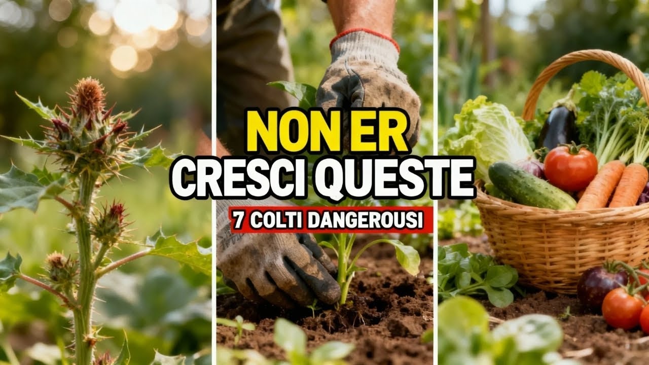 Le 7 colture più pericolose che non devi mai coltivare a casa