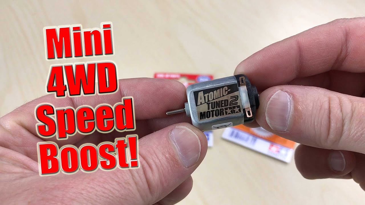 Speed Boost! Tamiya Mini 4WD Atomic Tuned 2 Motor Install & Test | Twin Star Racers
