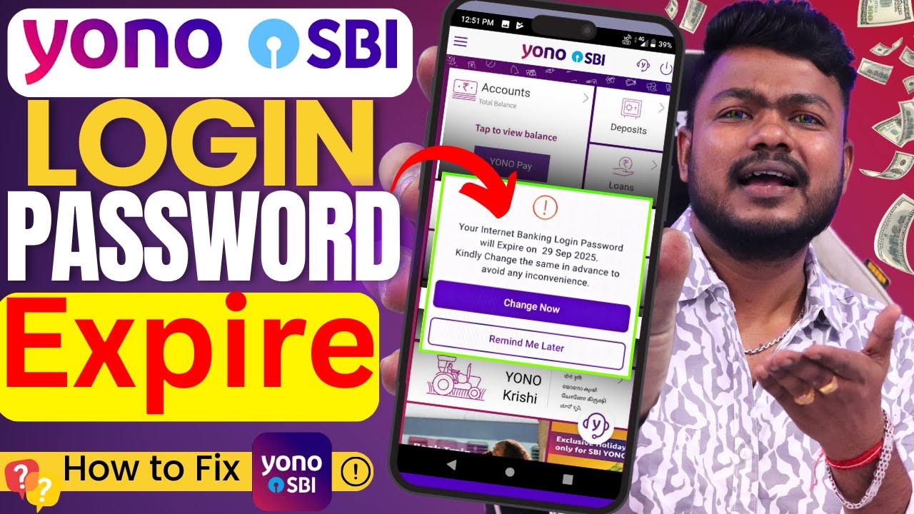 Yono Sbi Internet Banking Password Expired Problem | Yono Sbi Login Password Expired
