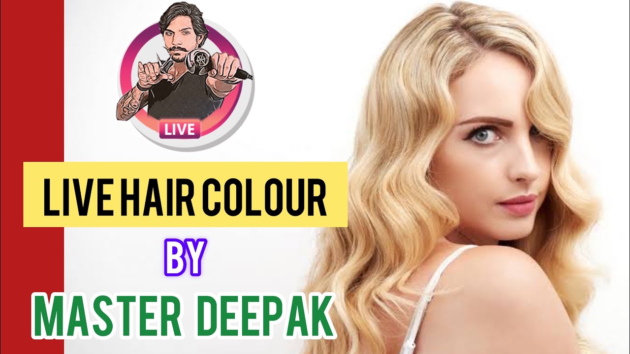 First time | Live hair colour session   | balayage highlights | master Deepak