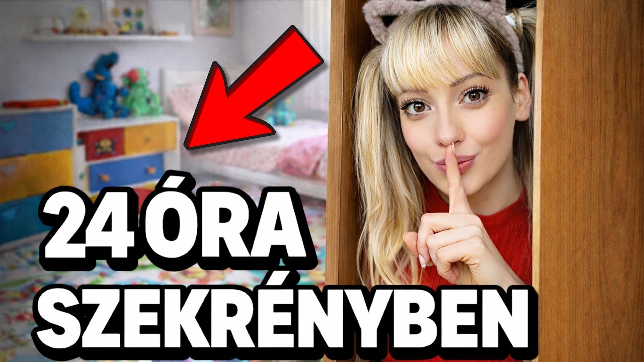 SZEKRÉNYBEN 24ÓRA‼️ (ti kértétek...)😅 #24óra
