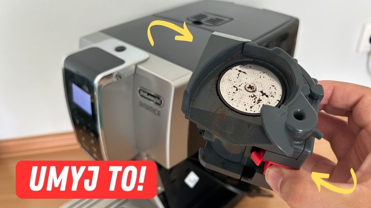 Jak wyczyścić zaparzacz w ekspresie DeLonghi Dinamica
