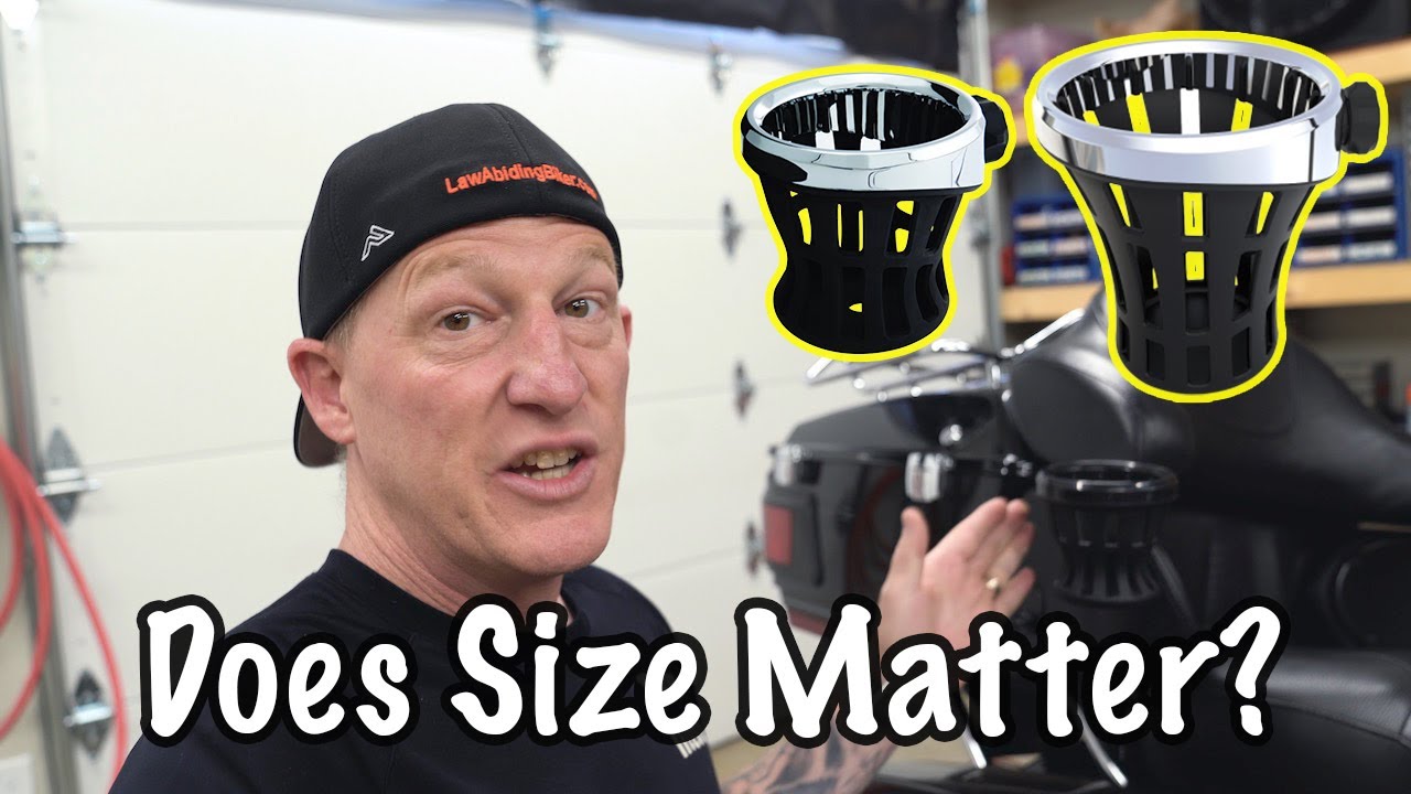 Ciro 3D Passenger Drink Holder Install & Review on a Harley + Rider Drink Holder Options!