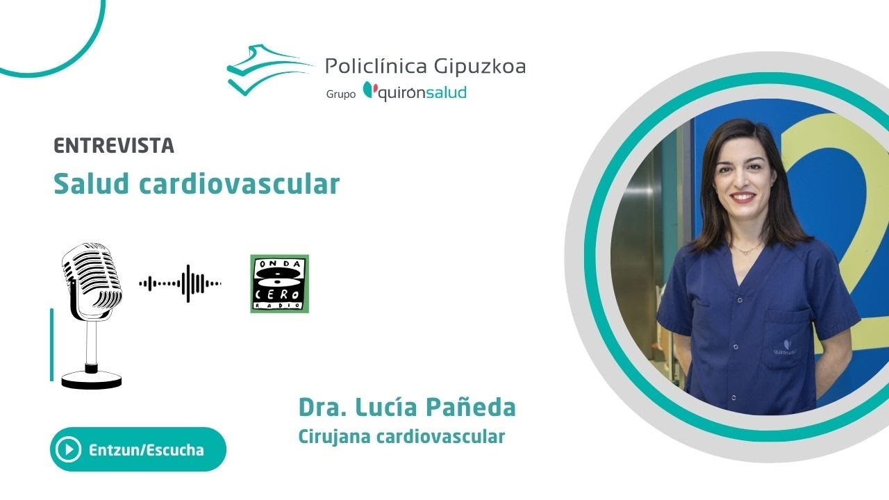 Hablamos sobre Salud Cardiovascular. La Dra. Lucía Pañeda en Onda Cero.