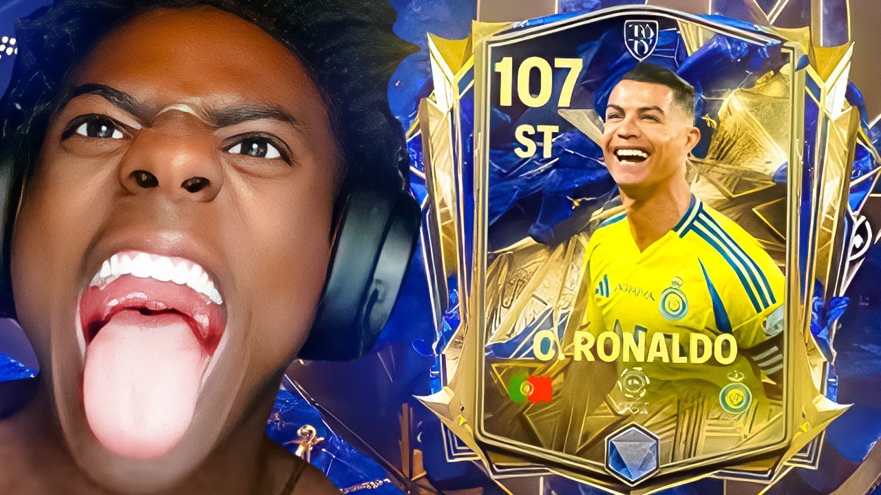 iShowSpeed ​​добавляет TOTY RONALDO в FIFA Mobile..