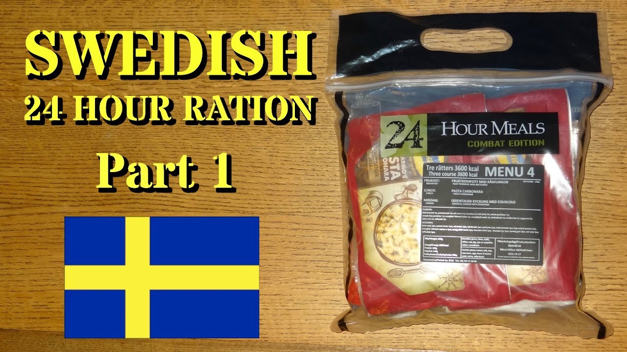 Ration Review: Swedish 24 HR Freeze-Dried Ration Part 1 (Opening and Breakfast)