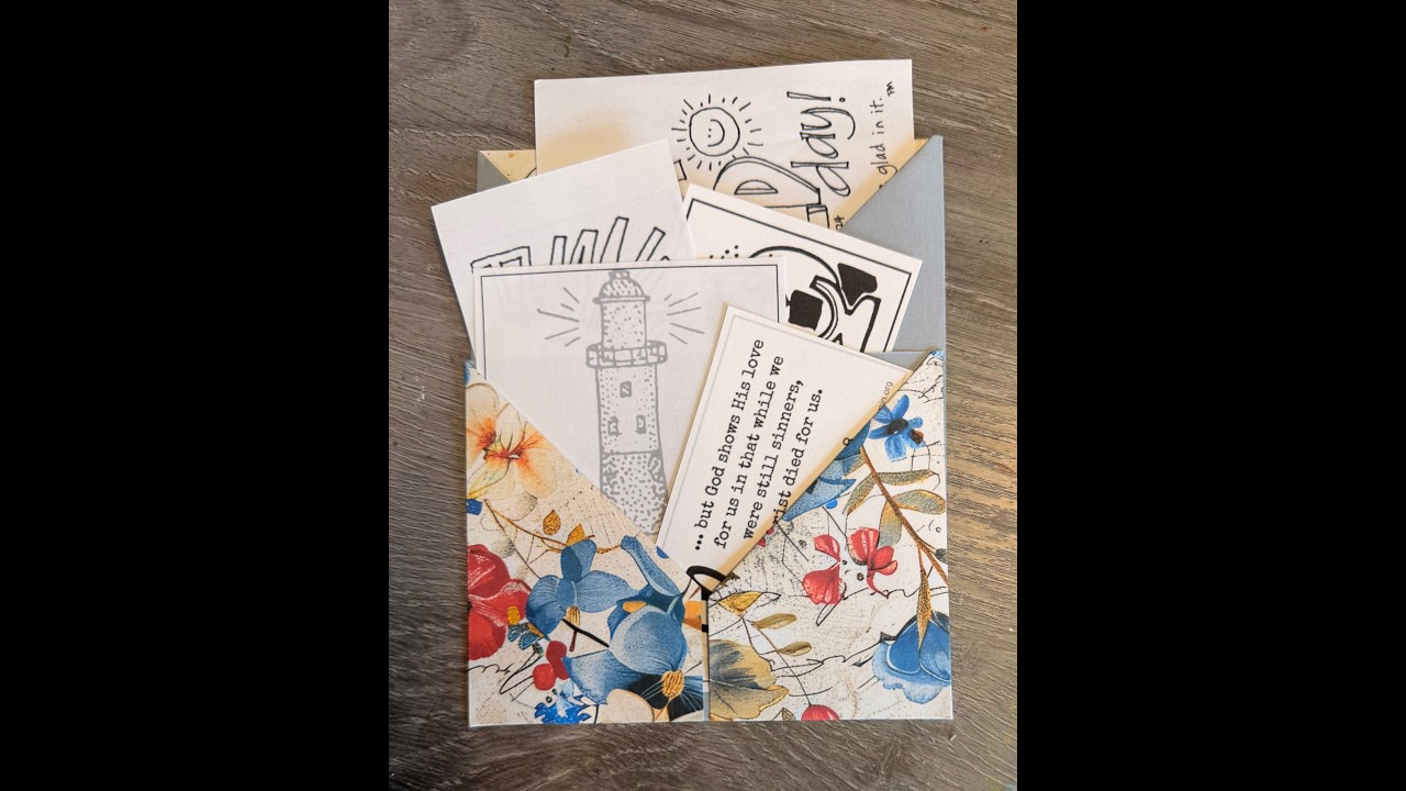 Visual Faith Practice: Faith Mail - New 3 pocket holder