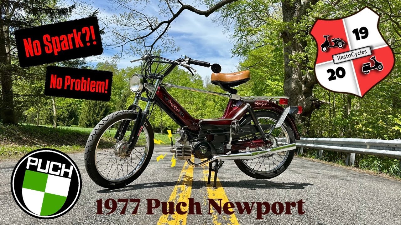 I Figured Out Why I Had No Spark! || How To Fix Spark On A Puch Moped!