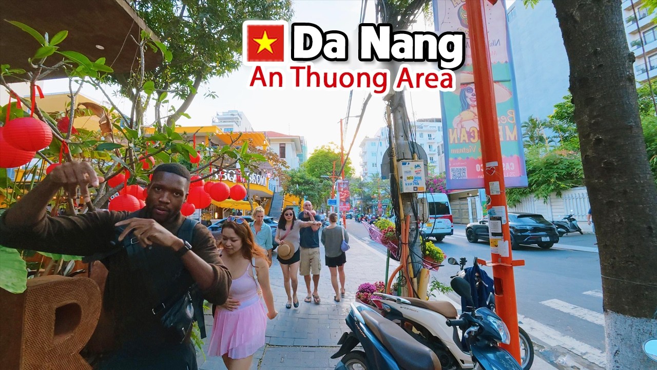 DA NANG VIETNAM An Thuong Area Are Slowly Getting Busy Again After Lunar New Year