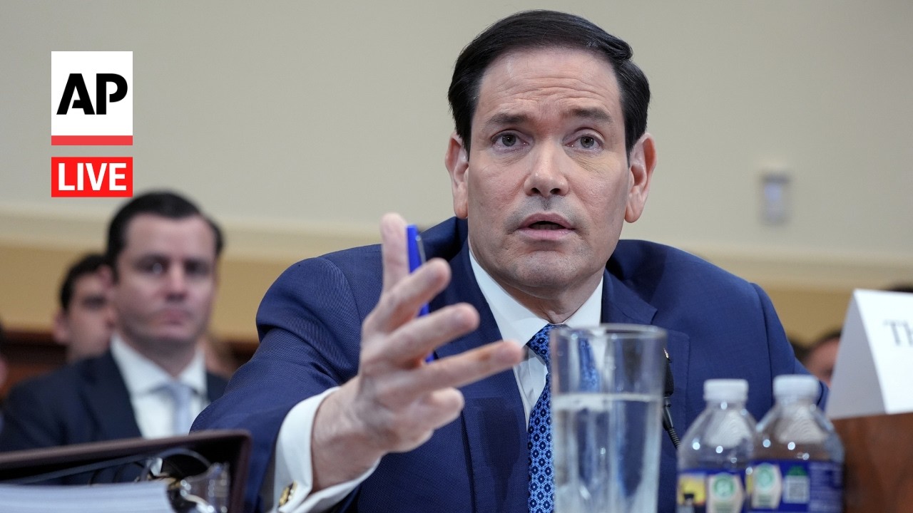 LIVE: Marco Rubio testifies before House panel on State Department&rsquo;s 2027 budget request
