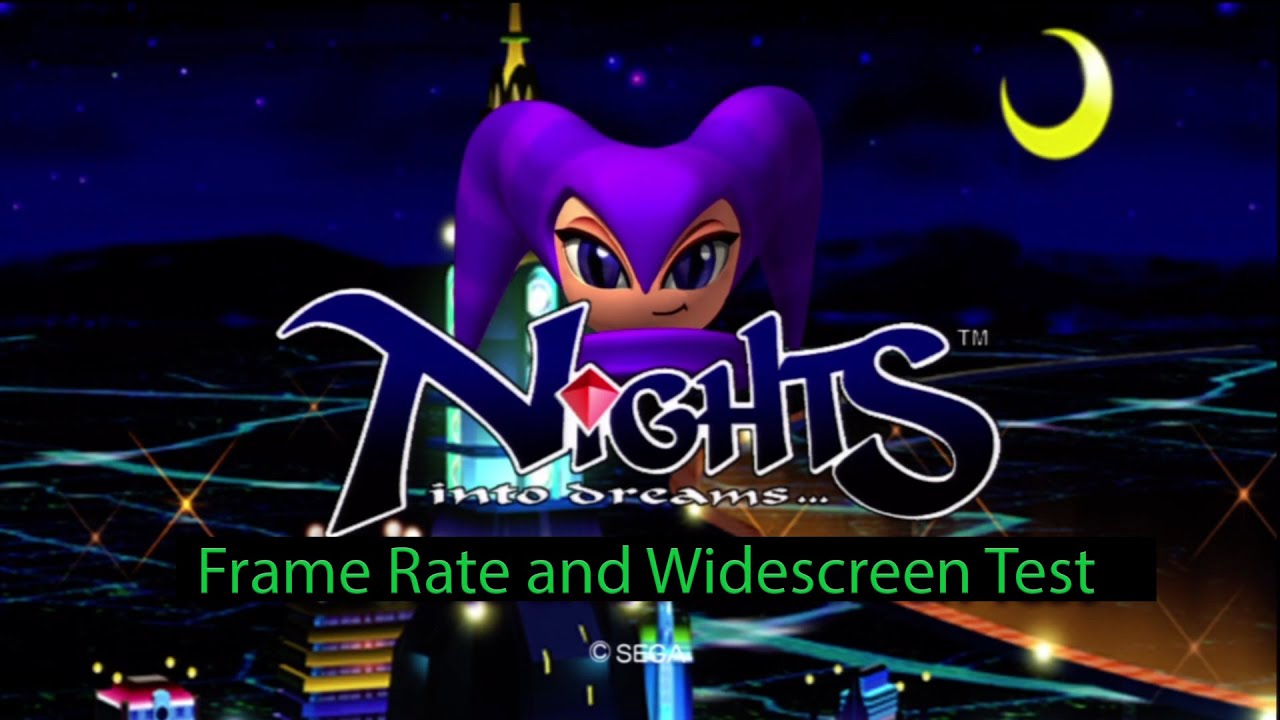 NiGHTS Into Dreams Frame Rate and Widescreen Test (Saturn and HD versions)