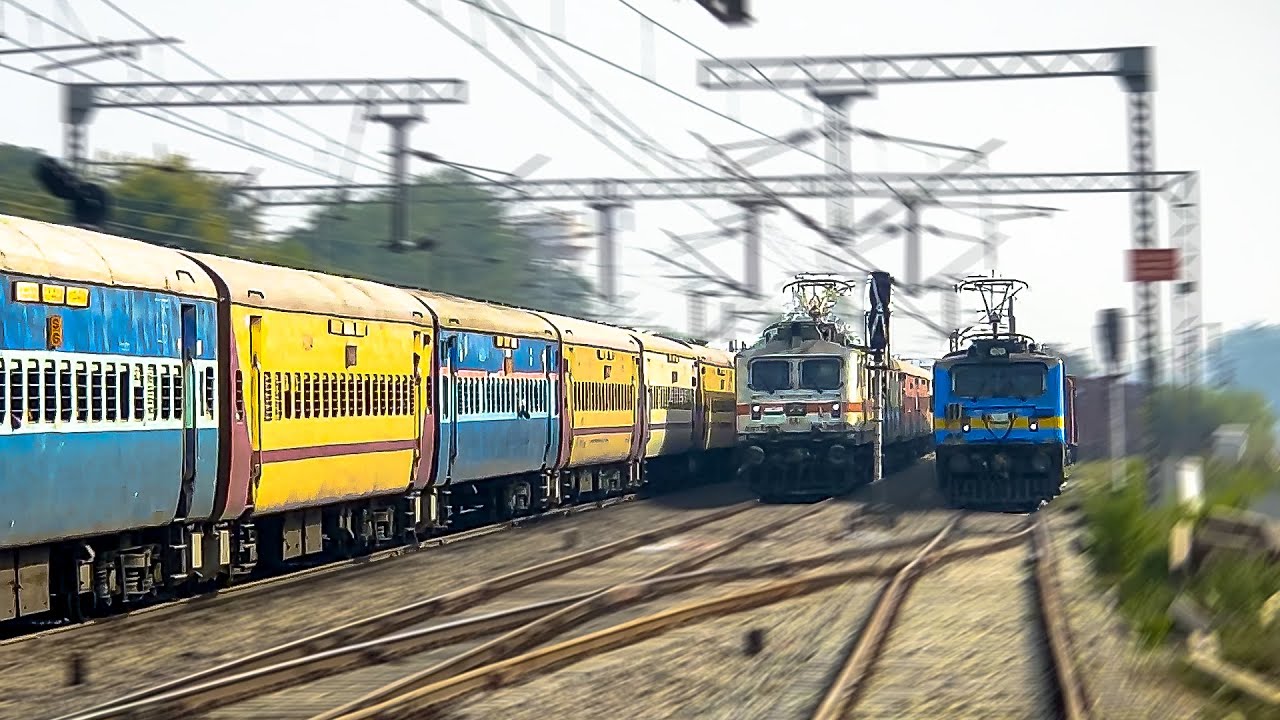 High Speed Perfect Crossing Trains Compilation | Indian Railways