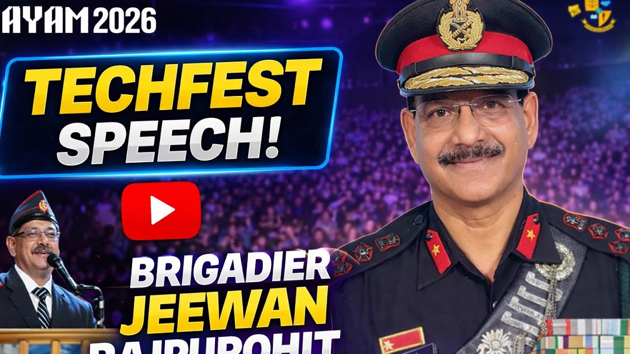 Indian Army Brigadier’s Powerful Speech at NIT Agartala | AAYAM 2026 🇮🇳🔥#army #india #inspiration