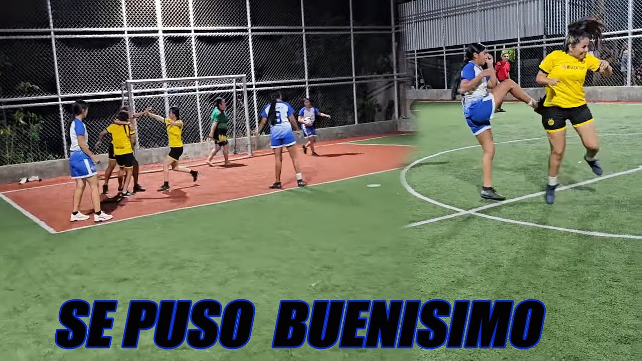 Este encuentro femenino se puso caliente y los encontronazos son fuertes.