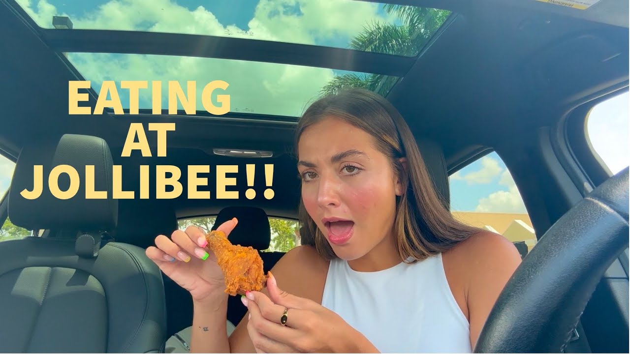 Eating at Jollibee