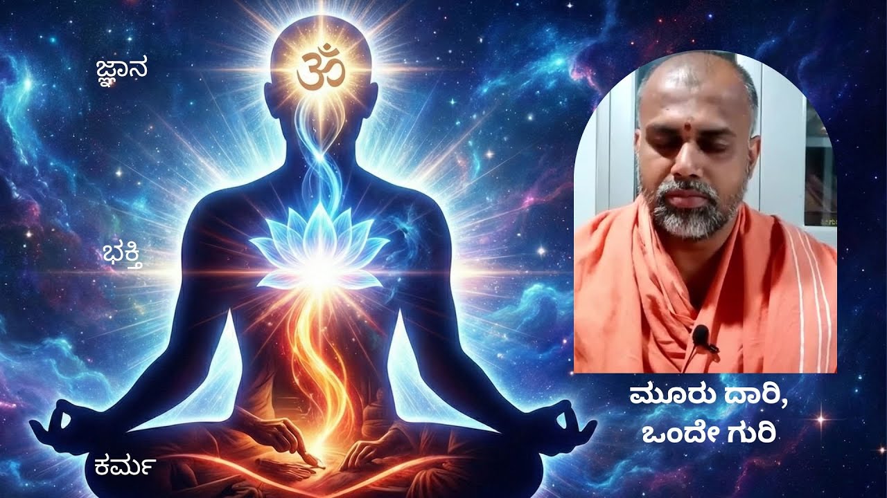 ಚಿತ್ತಶುದ್ಧಿಯಿಂದ ಆತ್ಮದರ್ಶನ - ಕರ್ಮ, ಭಕ್ತಿ ಮತ್ತು ಜ್ಞಾನ ಯೋಗಗಳ ಸಮನ್ವಯ