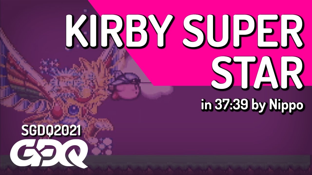 Kirby Super Star by Nippo in 37:39 - Summer Games Done Quick 2021 Online