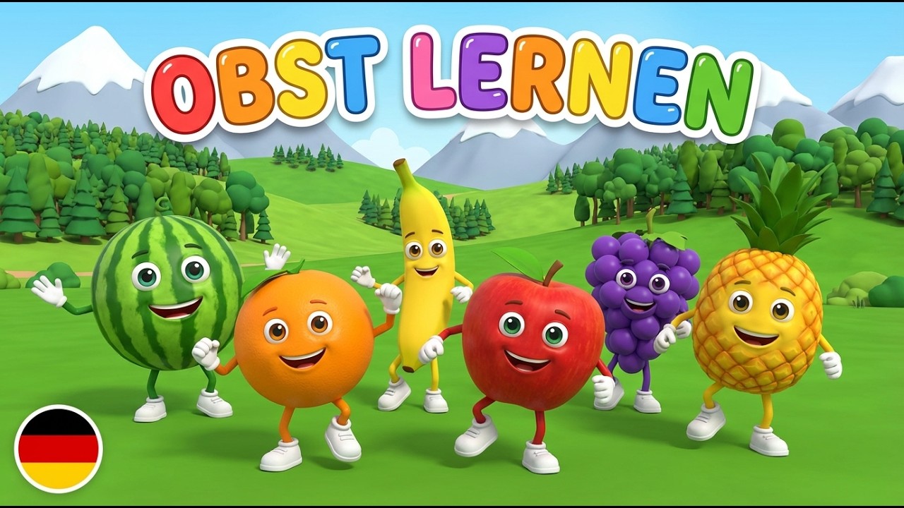 🍎 Der große Früchte Mix: Beliebte Kinderlieder zum mitsingen für Babys & Kleinkinder 🍌