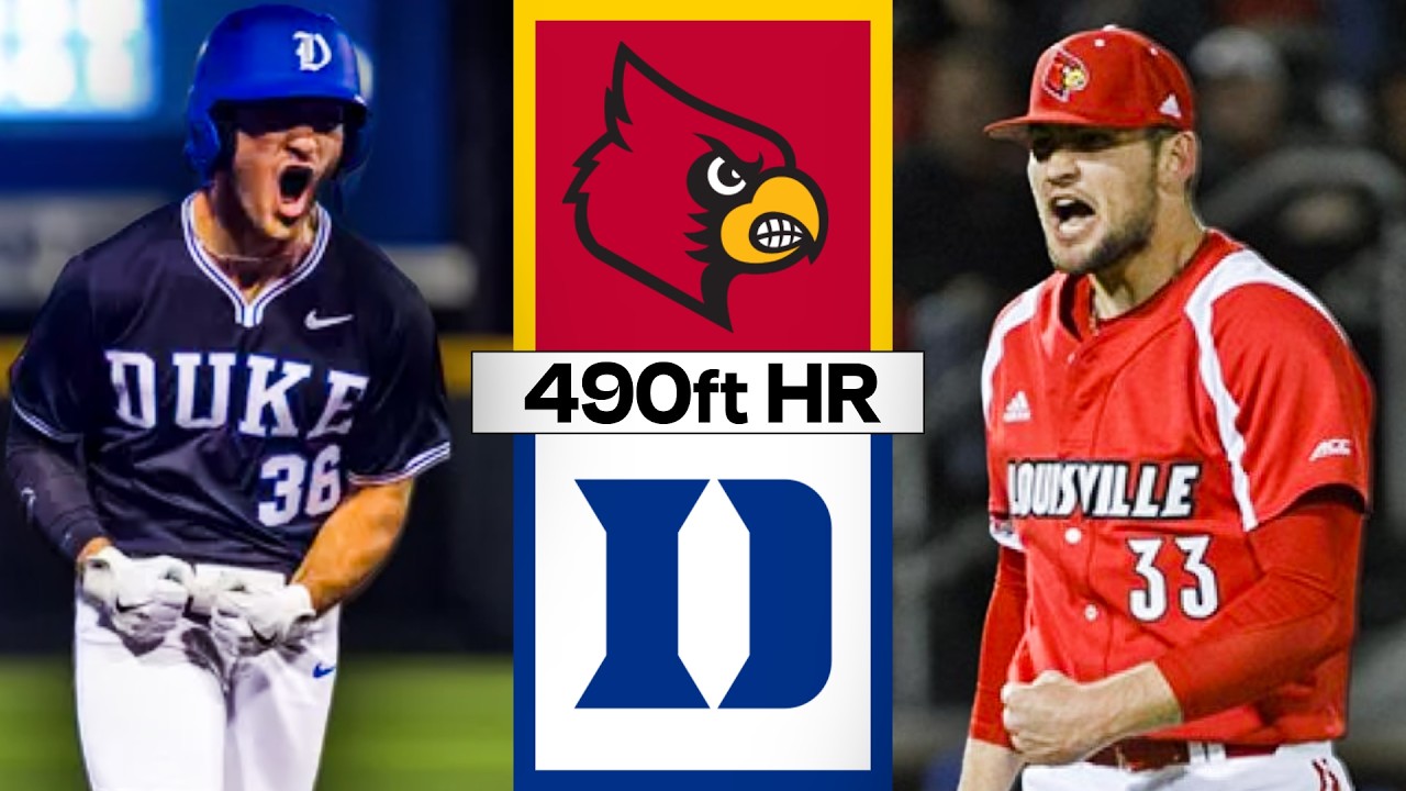 Duke vs Louisville (490ft HOMERUN) Game 3 | 2026 College Baseball Highlights