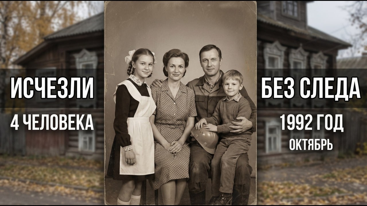 Семья исчезла в 1992-м в доме. 32 года спустя дымоход вскрыли тайна..