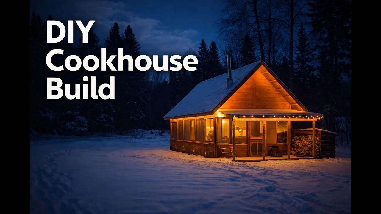 We Built a Cookhouse on Our Northern Ontario Property | Full DIY Build