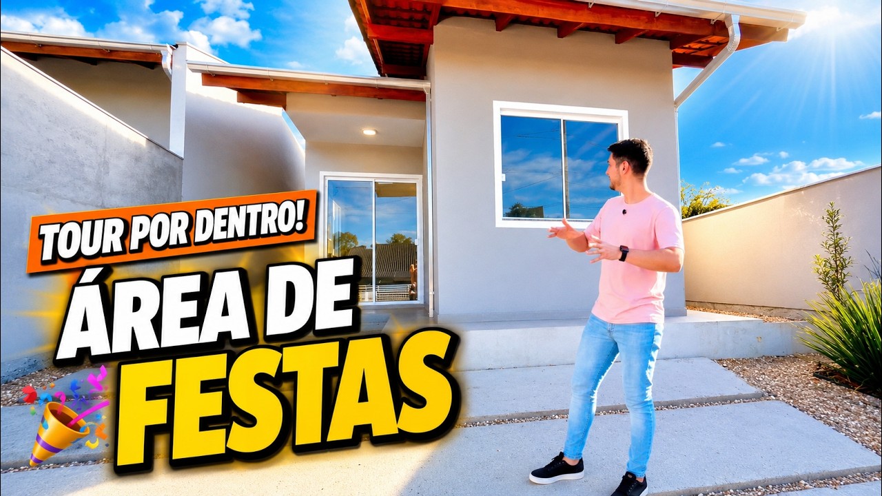 Casa GRANDE com ÁREA DE FESTAS!