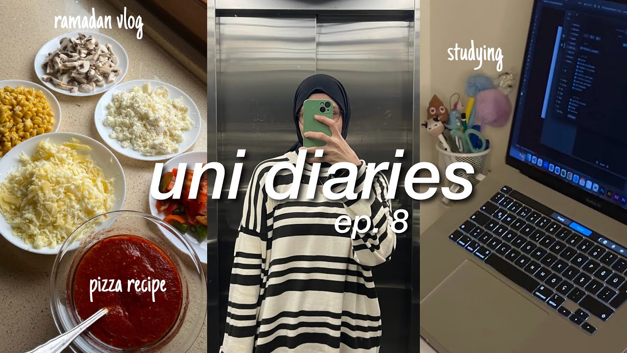 📚 UNI VLOG: productive fasting days, pizza recipe, unboxing, study vlog, engineering student diaries