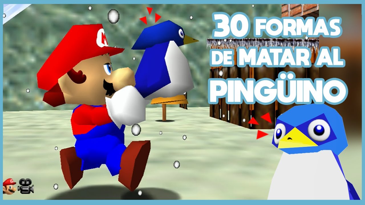 30 Formas de MATAR al PINGÜINO de Super Mario 64 (Super Mario 3D All Stars - Switch/ N64) | N Deluxe