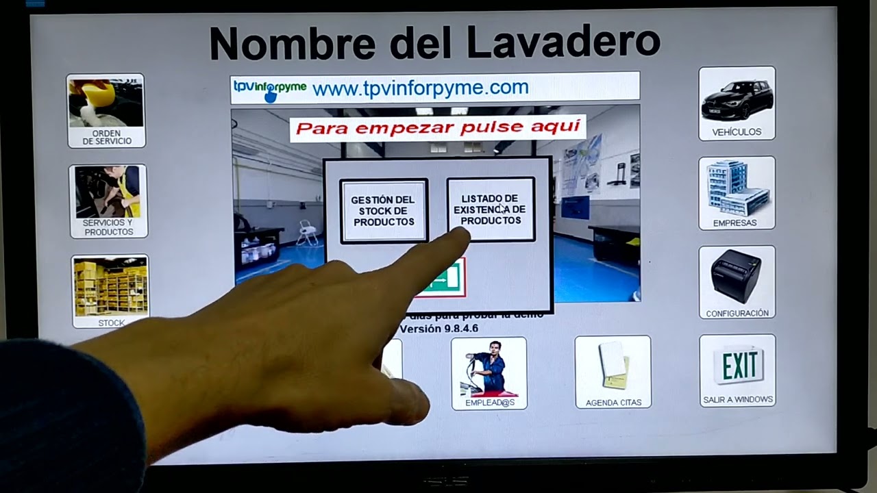 Video tutorial programa TPVinforpyme gestión Lavadero de Automóviles