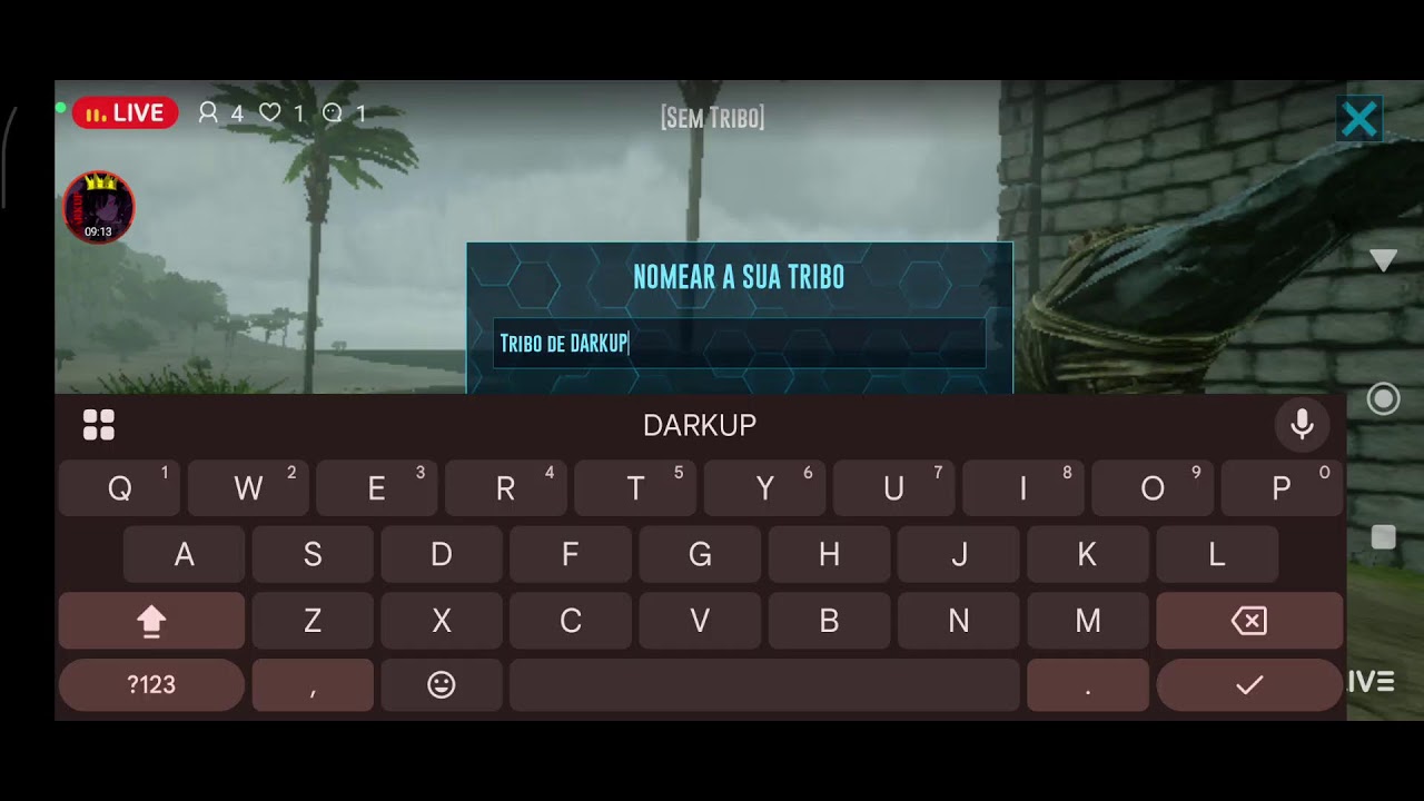 🔴Live de Ark Mobile 🔴 Em Busca do titanossauro!!!!#14