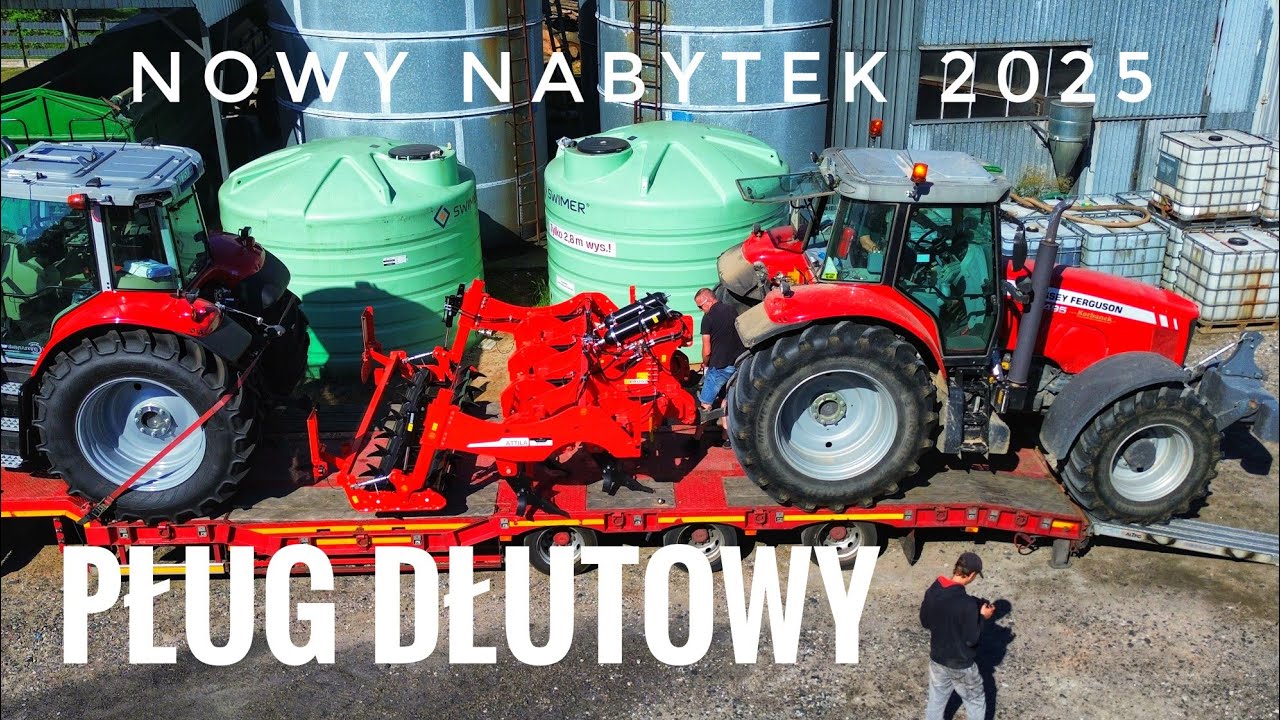 NOWY NABYTEK 2025 Pług Dłutowy Maschio Gaspardo Attila 3m Test w polu
