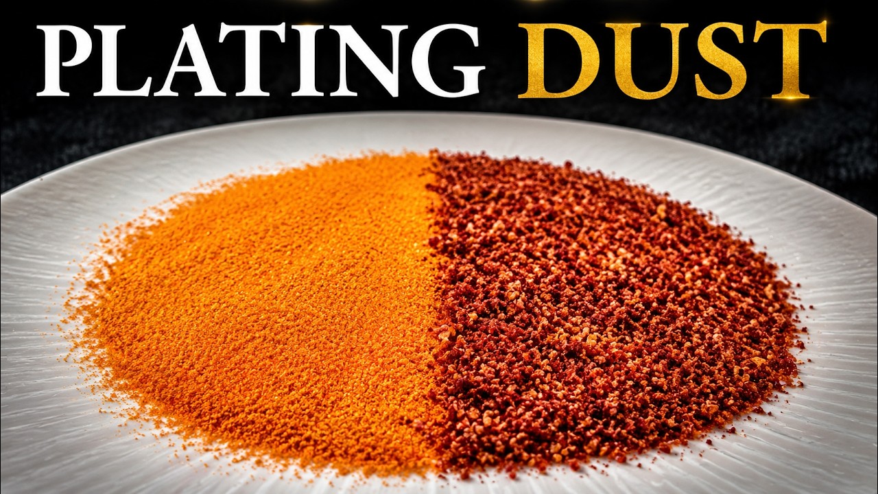 How to make DUST FOR PLATING | Upgrade Your Dishes At Home