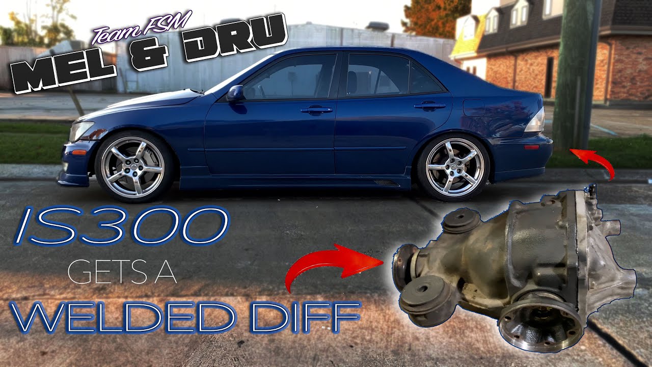 IS300 welded diff install