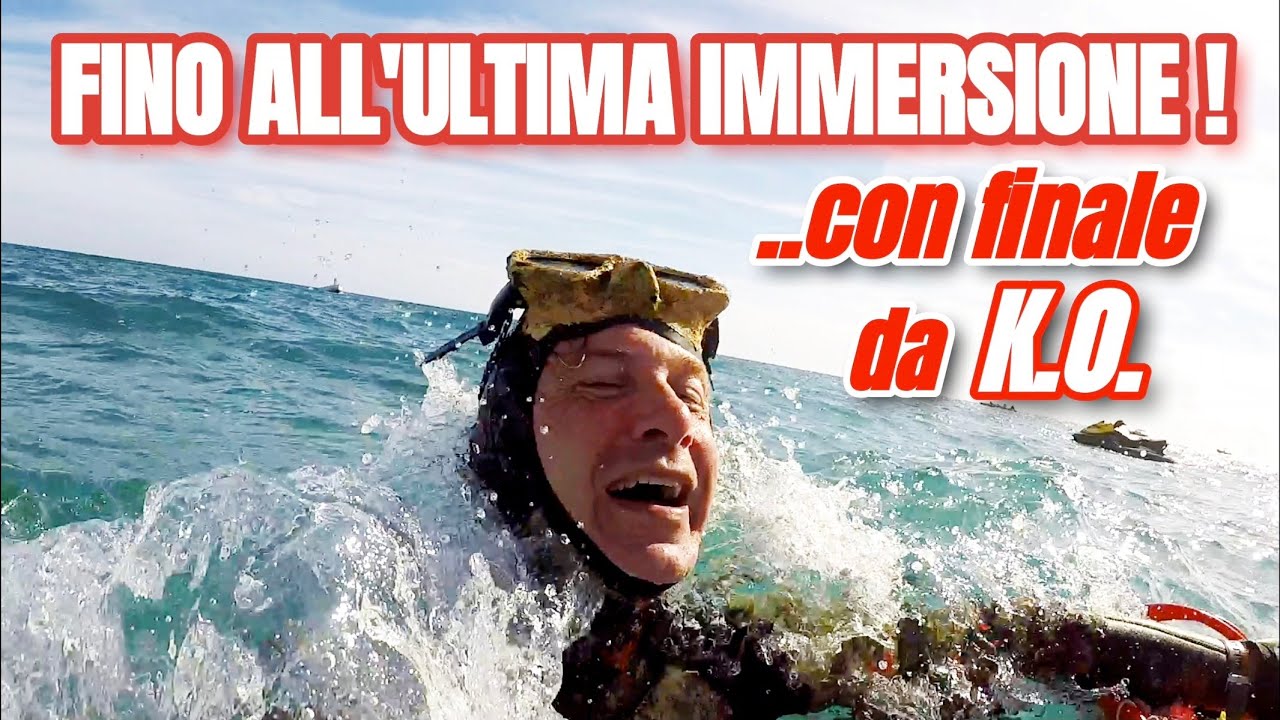 Pesca Sub: FINO ALL'ULTIMA IMMERSIONE..con finale da KO! Pesca subacquea in apnea basso fondo 2025