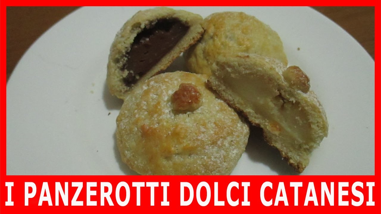 I PANZEROTTI DOLCI CATANESI CON CREMA BIANCA E AL CACAO - Il dolce perfetto per la colazione
