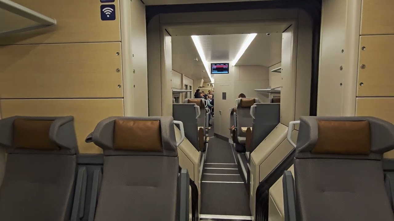Interior of Stadler FLIRT of Lithuanian Railways (LTG Link)