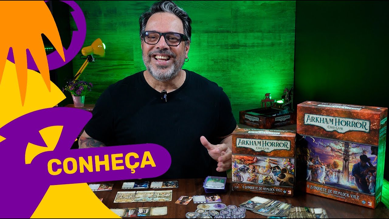 Conheça ARKHAM HORROR: CARD GAME - O BANQUETE DE HEMLOCK VALE | Galápagos