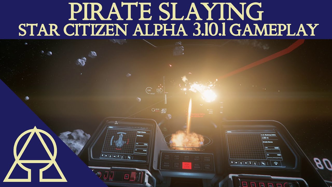 Eliminating a Whole Pirates Nest By Myself - Star Citizen Alpha 3.10.1 Gameplay