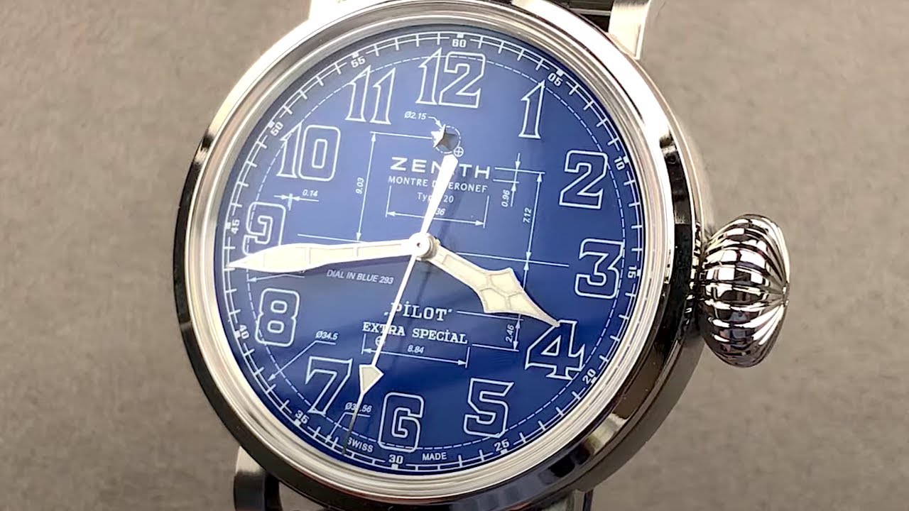 Zenith Pilot Type 20 Blueprint Limited Edition 03.2435.679/51.I012 Zenith Watch Review
