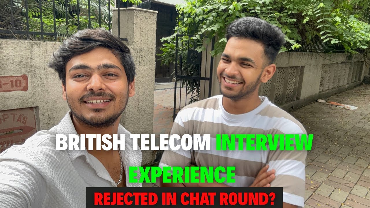 British Telecom Job Interview Experience | Rejected In British Telecom Interview 😨?