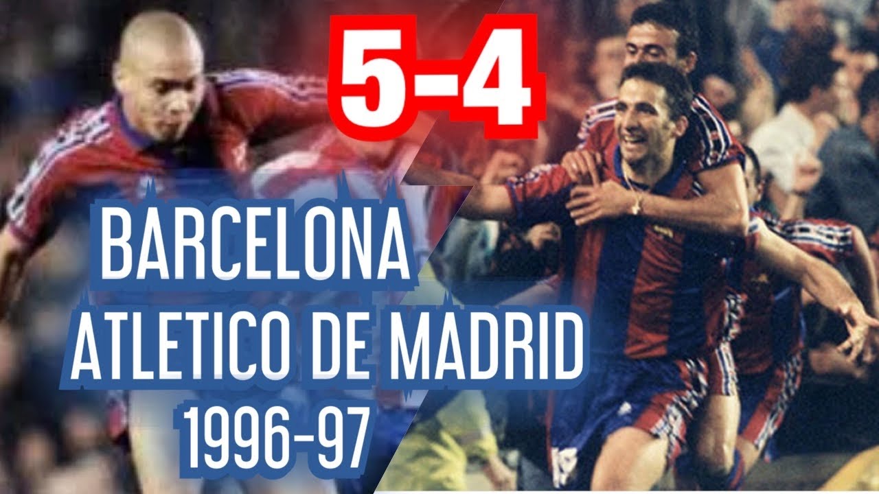 RONALDO, FIGO, PANTIC, KIKO...EL MÍTICO BARCELONA 5 ATLÉTICO 4 DE COPA EN 1997 #MundoMaldini